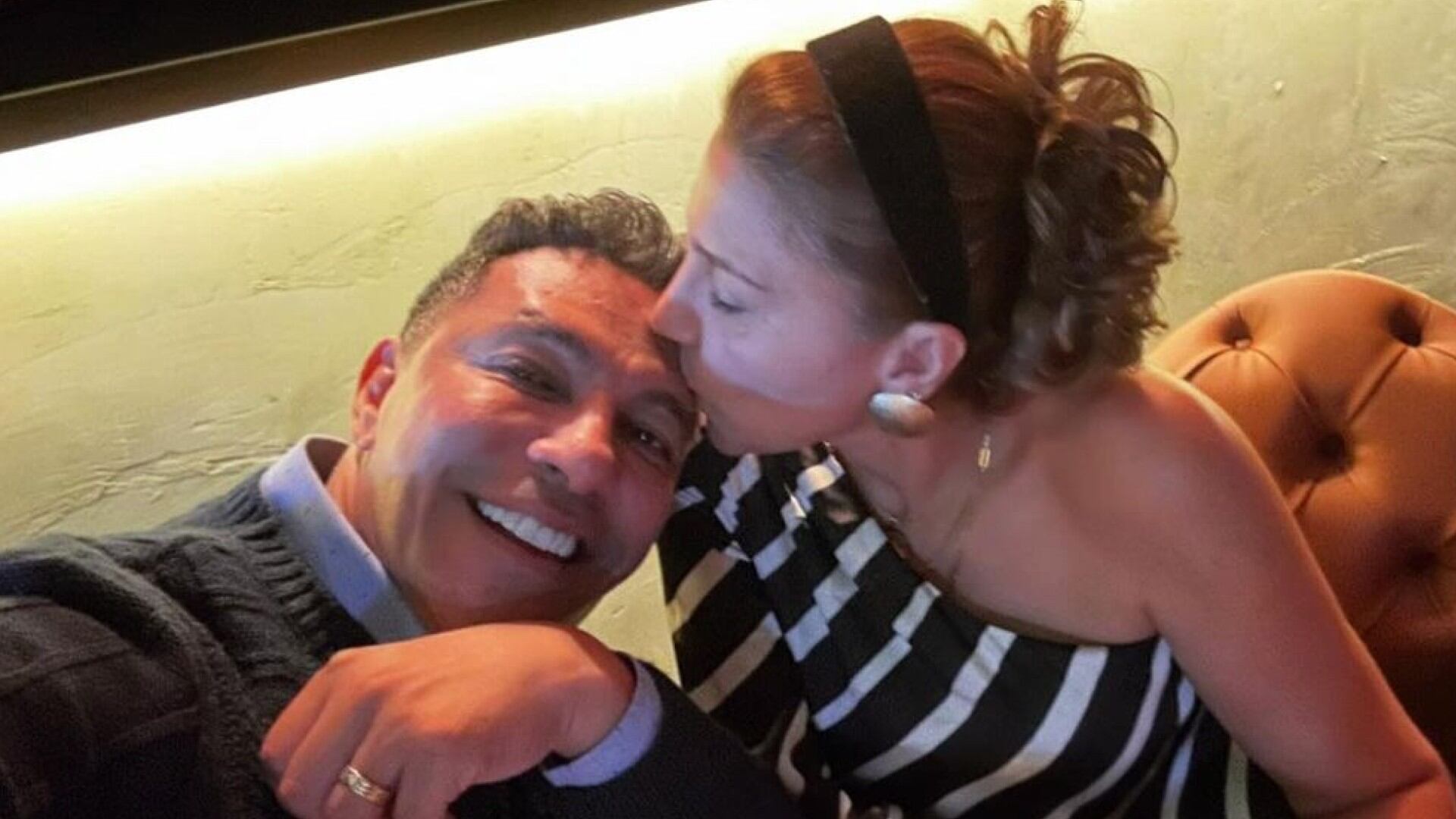 El imitador dio a conocer el momento de pánico que vivió junto a su esposa.