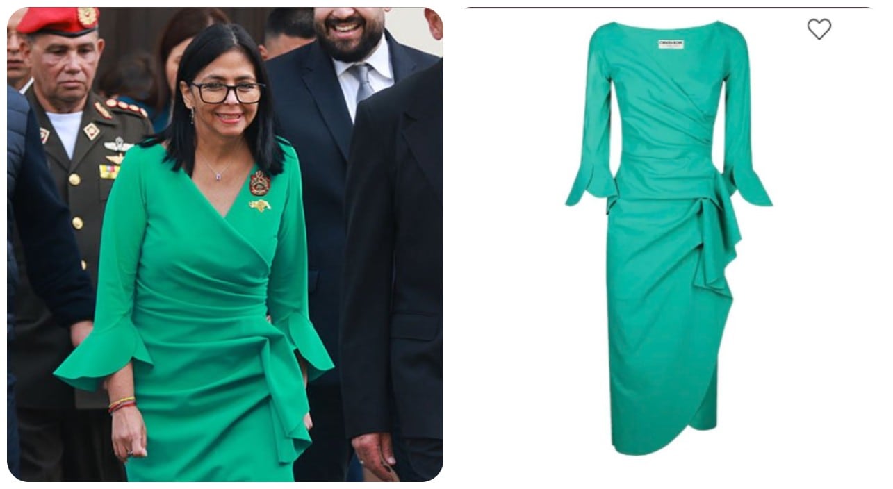 La brecha del lujo: Lo que cuesta el vestido de Delcy Rodríguez frente a los años de ahorro de un trabajador