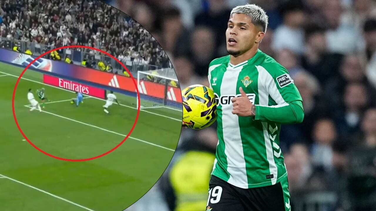 Juan Camilo Hernández contra Real Madrid.