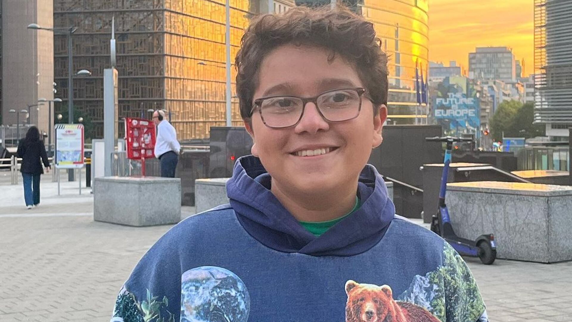 El joven ambientalista demostró lo catastrófico del calentamiento global. Foto: Instagram @franciscoactivista.