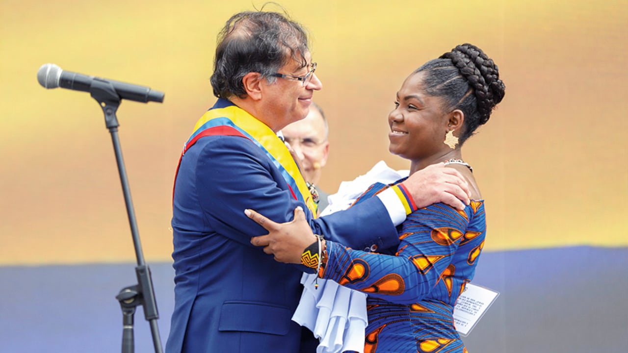 Presidente Gustavo Petro y Francia Márquez