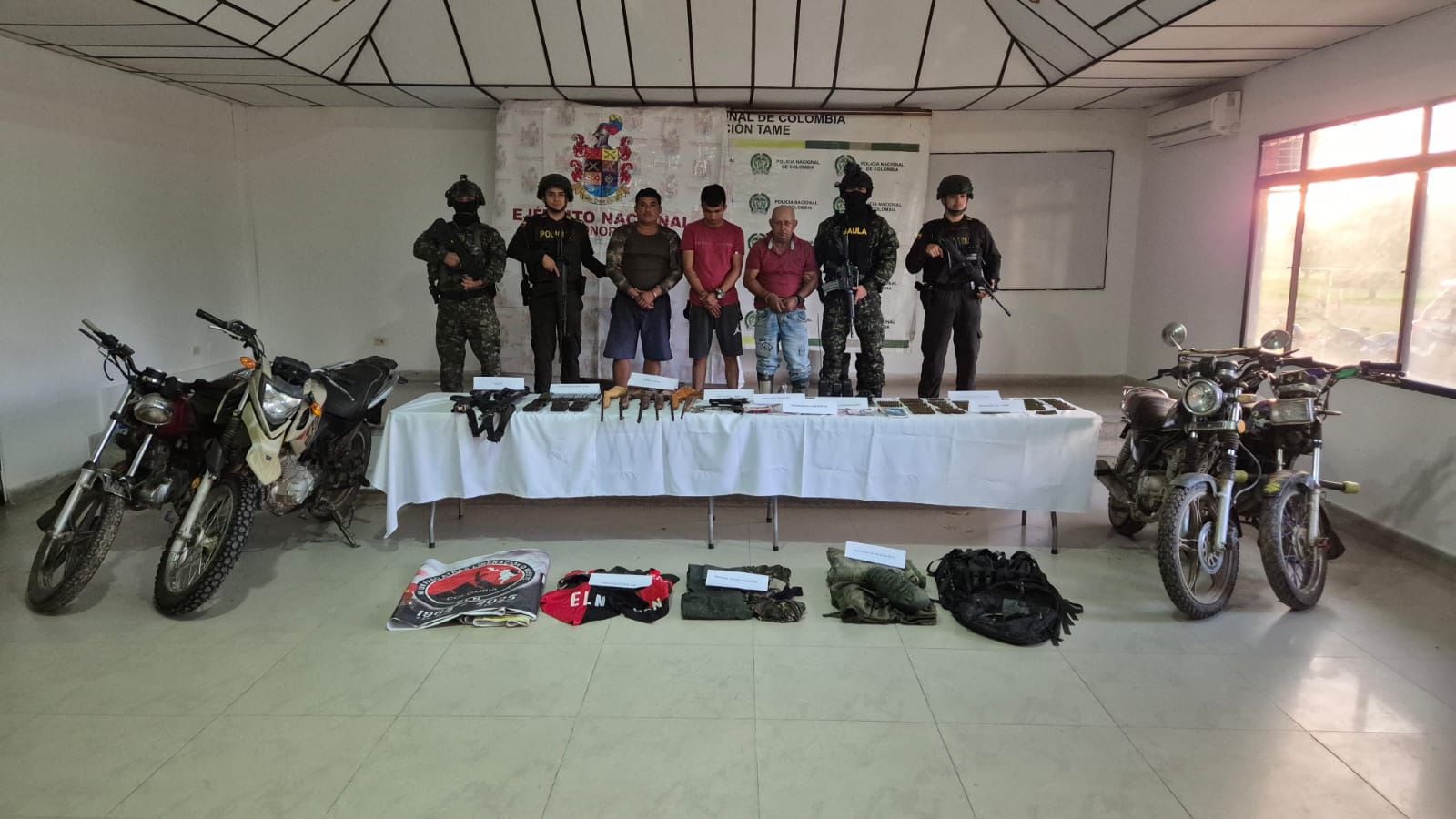 Capturados integrantes del ELN en Arauca.
