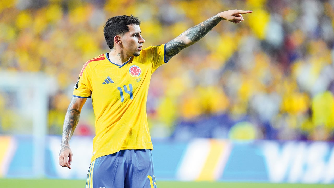 Gustavo Puerta se ha convertido en la grata revelación de Colombia en el Mundial. Es el socio de todos, claro en ataque y aguerrido en defensa.