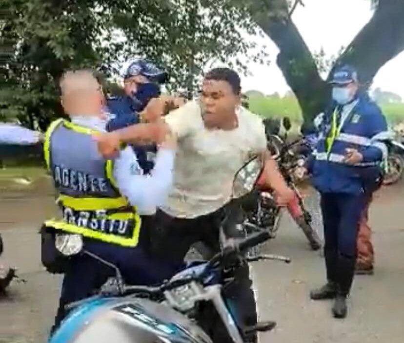 Los motorizados estaban bastante enfadados.