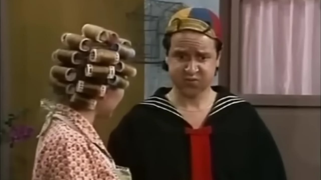 Escena donde Quico y su mamá planeaban la fiesta de cumpleaños.
