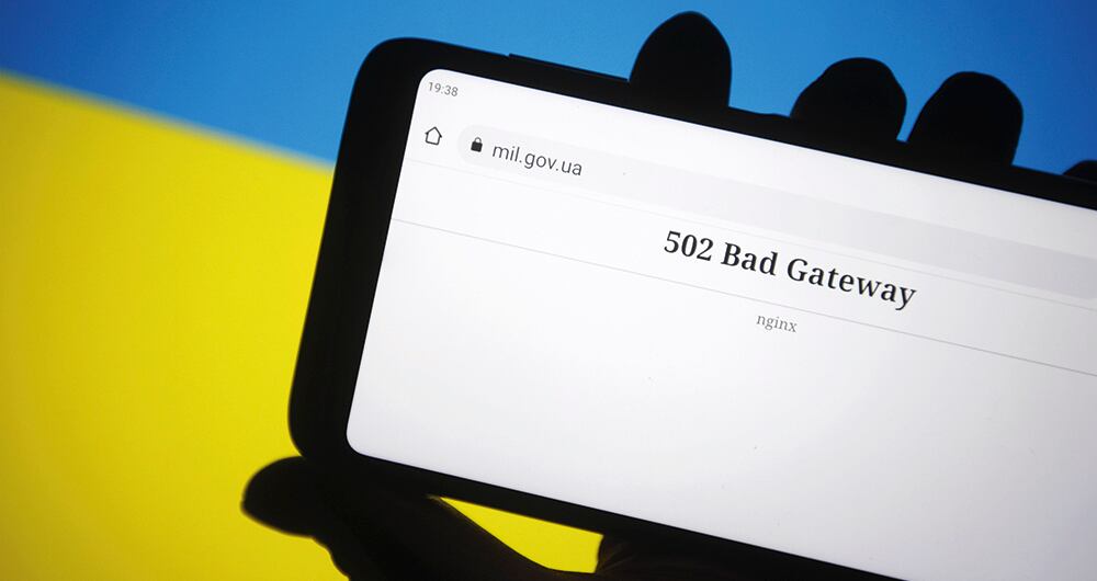 Antes del inicio de la ofensiva rusa, varios sitios gubernamentales del gobierno ucraniano fueron atacados. 