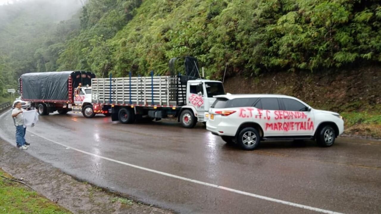 Retén ilegal de las disidencias de las Farc en Caquetá