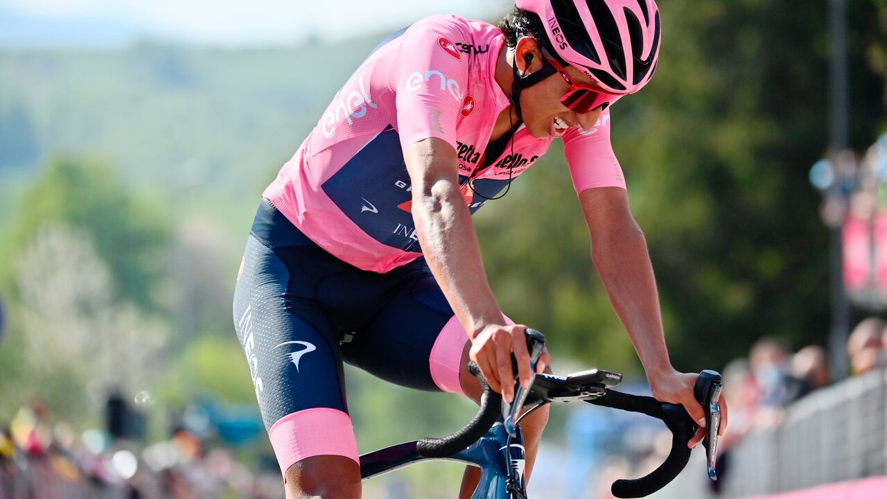 Egan Bernal en el Giro de Italia 2021.