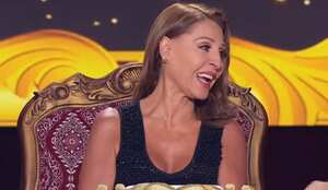 La artista se emocionó en el programa.