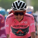 (FILES) In this file photo taken on November 6, 2021, Egan Bernal of INEOS Grenadiers rides during the first-ever Giro d’Italia Criterium race at Expo 2020 in Dubai. Former Tour de France winner Egan Bernal was "conscious" and "stable" in hospital following a training accident near his home town in Colombia, his cycling team Ineos Grenadiers said on Monday January 24, 2022.
Giuseppe CACACE / AFP