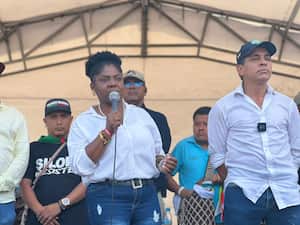 La vicepresidenta de Colombia asistió a las marchas de este 1 de mayo.