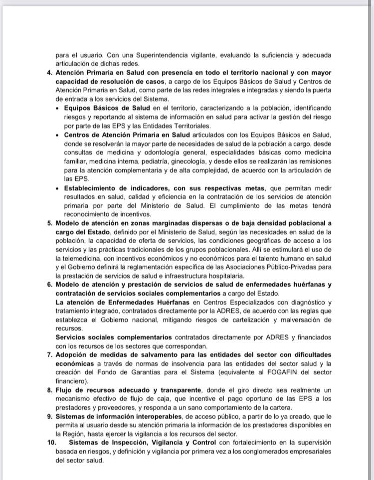 Propuesta alternativa para mejorar y fortalecer el sistema de salud del Centro Democrático.
