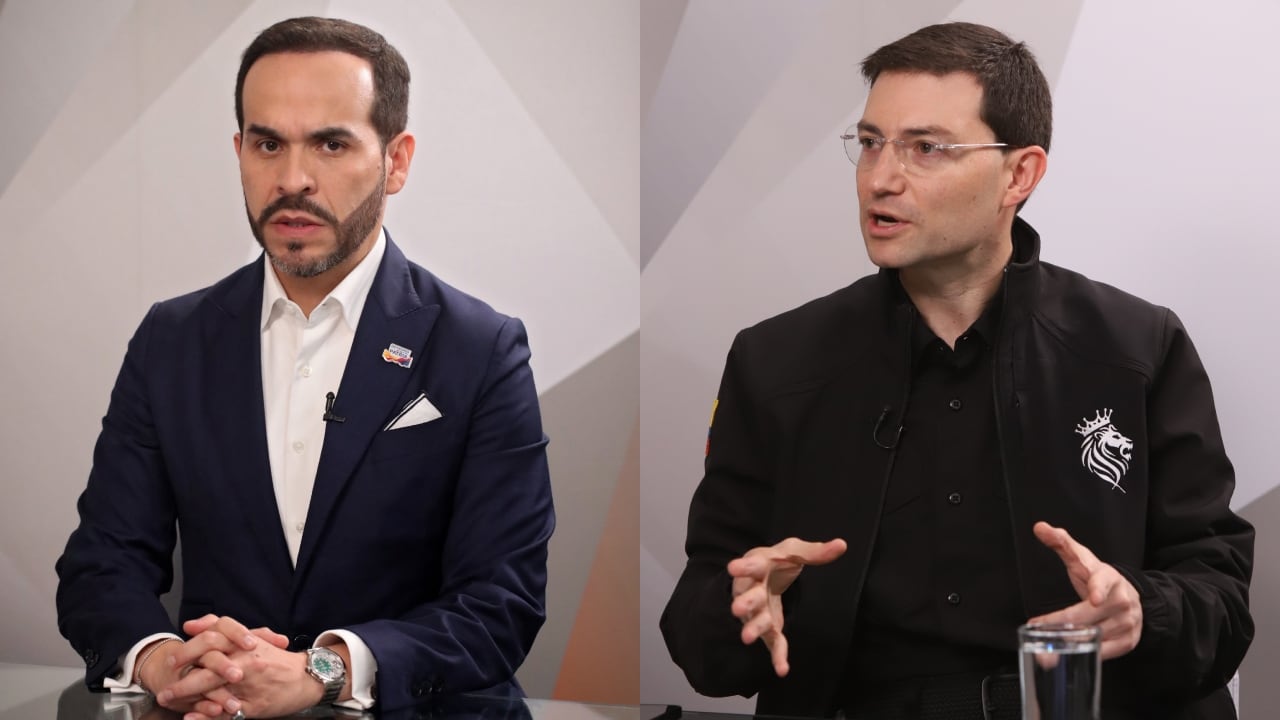 De izquierda a derecha: Abelardo de la Espriella y Carlos Felipe Córdoba.