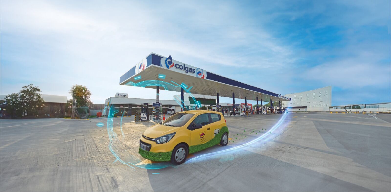 La compañía ha impulsado proyectos de movilidad sostenible a través de programas como Auto GLP, que ha permitido realizar 1.848 conversiones a vehículos que ahora utilizan GLP como combustible.