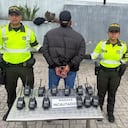Policía de Tránsito de Cundinamarca intercepta cargamento de marihuana escoltado en la vía Bogotá - Villavicencio.