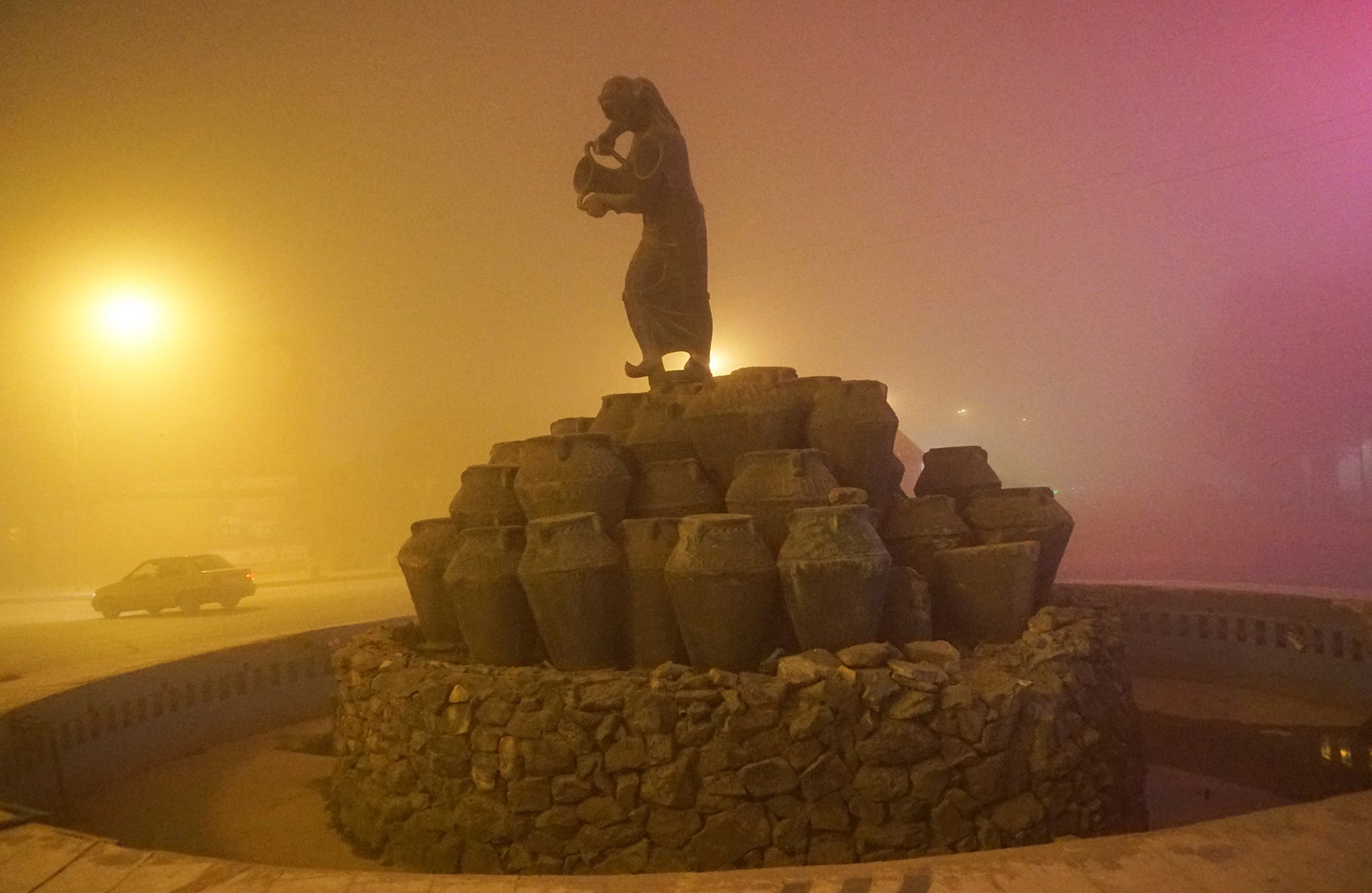 En imágenes : Fuerte tormenta de arena azota Bagdad