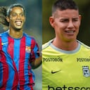 Ronaldinho, James Rodríguez y Neymar