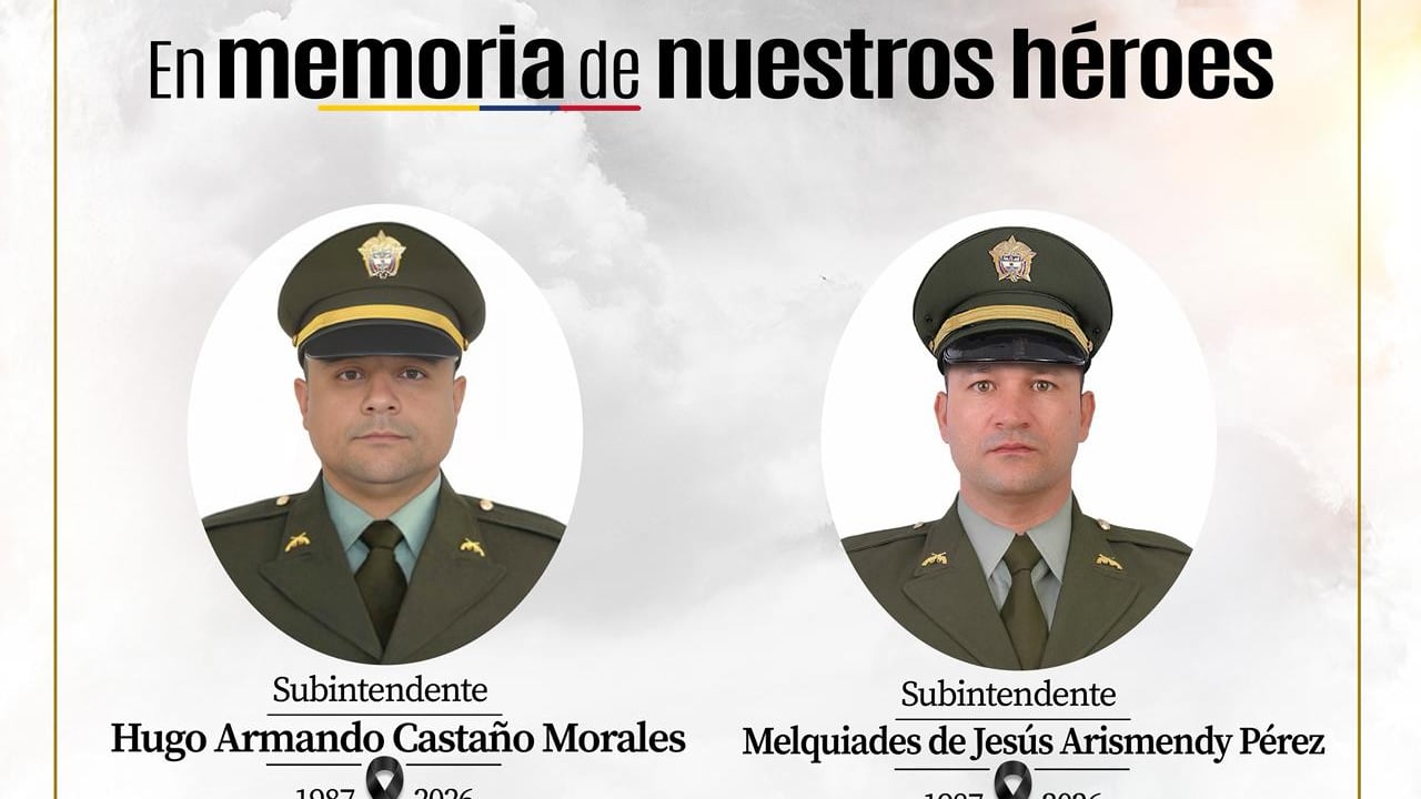 Dos subintendentes de la Policía Nacional fueron asesinados en el municipio de Anorí, Antioquia.