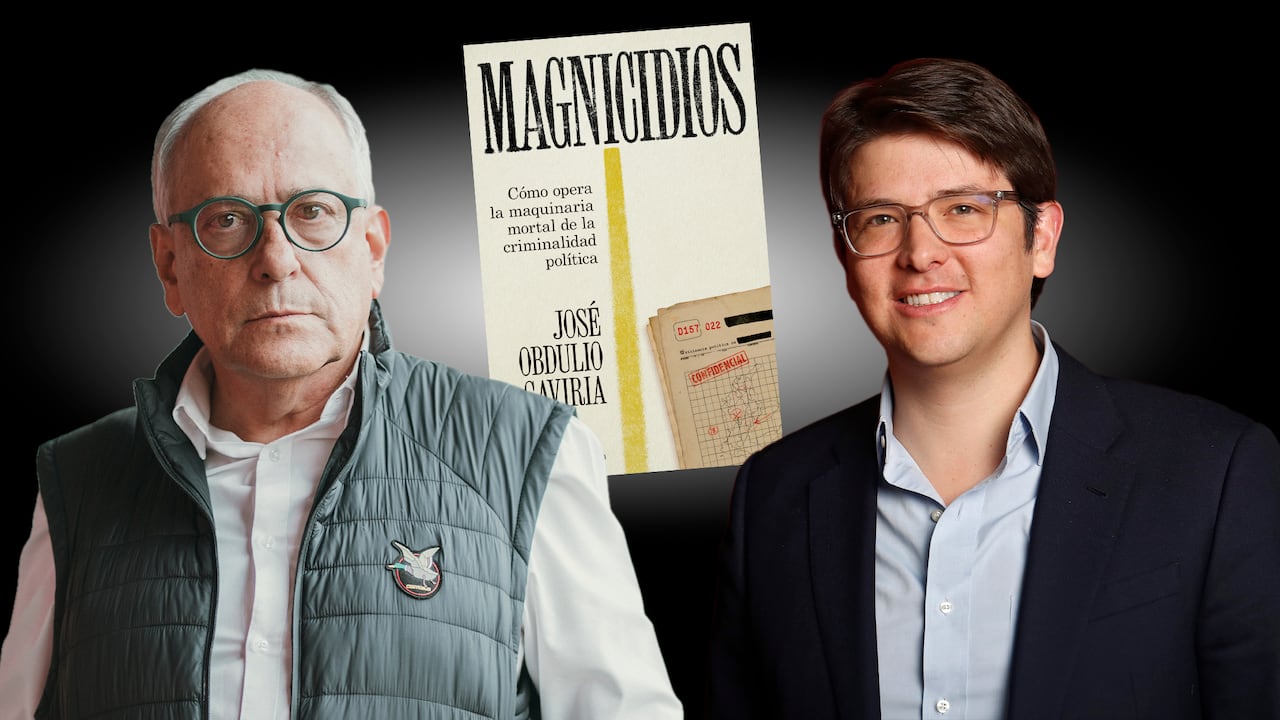 José Obdulio Gaviria y Miguel Uribe Turbay.