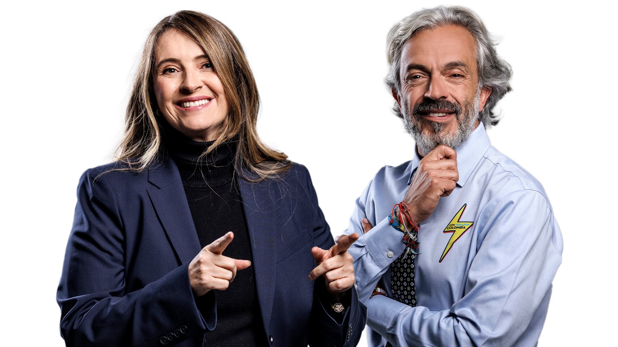 Paloma Valencia y Juan Daniel Oviedo