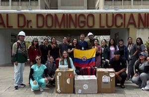 El equipo Misión Médica Colombia por Venezuela consiguió más de 360 millones de pesos en ayudas para fortalecer la atención médica en el país después del terremoto.