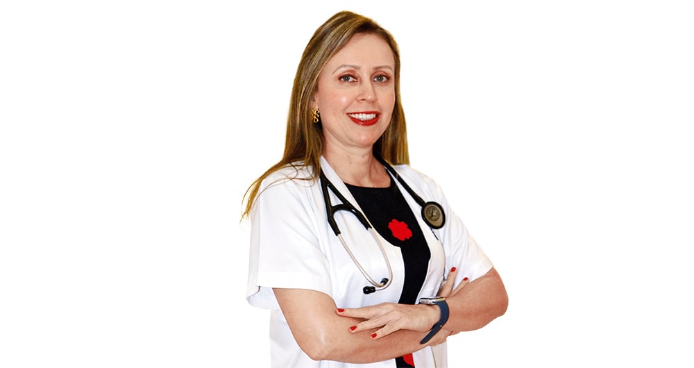 Clara Inés Saldarriaga, presidenta de la Sociedad Colombiana de Cardiología y Cirugía Cardiovascular (SCC).