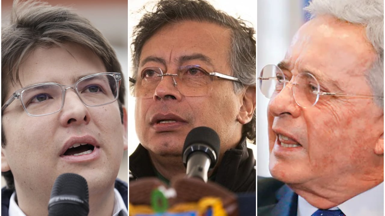 Miguel Uribe Turbay, Gustavo Petro, Álvaro Uribe