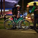 Bogotá. Diciembre 11 de 2025. Se realiza una nueva jornada de ciclovía nocturna en la capital, con motivo de Navidad, la jornada va de las 6:00 PM y culminará a las 12:00 AM.
