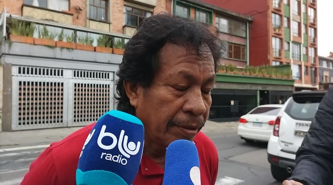 Henry Guerrero, indígena que tuvo contacto con los menores de edad cuando fueron encontrado dentro de la selva.