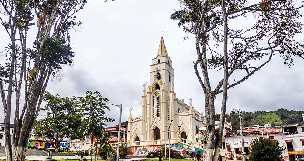 Parque principal de Toledo, Norte de Santander. 