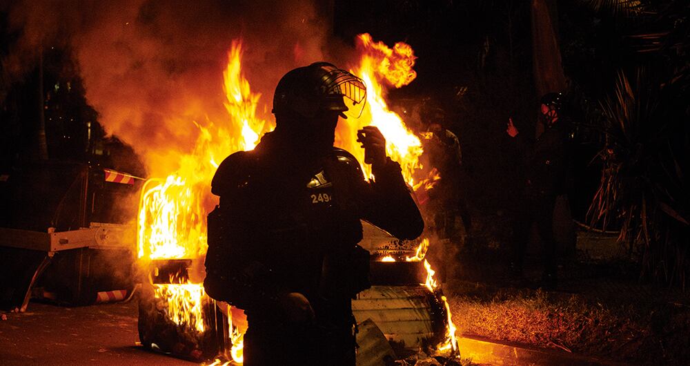    Tal como ocurrió en las protestas de la primera línea, los Carelokos planean aprovechar movilizaciones para atacar a los policías. 