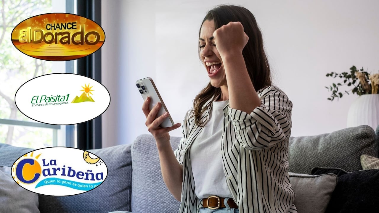 Imagen de referencia de mujer ganando la lotería.