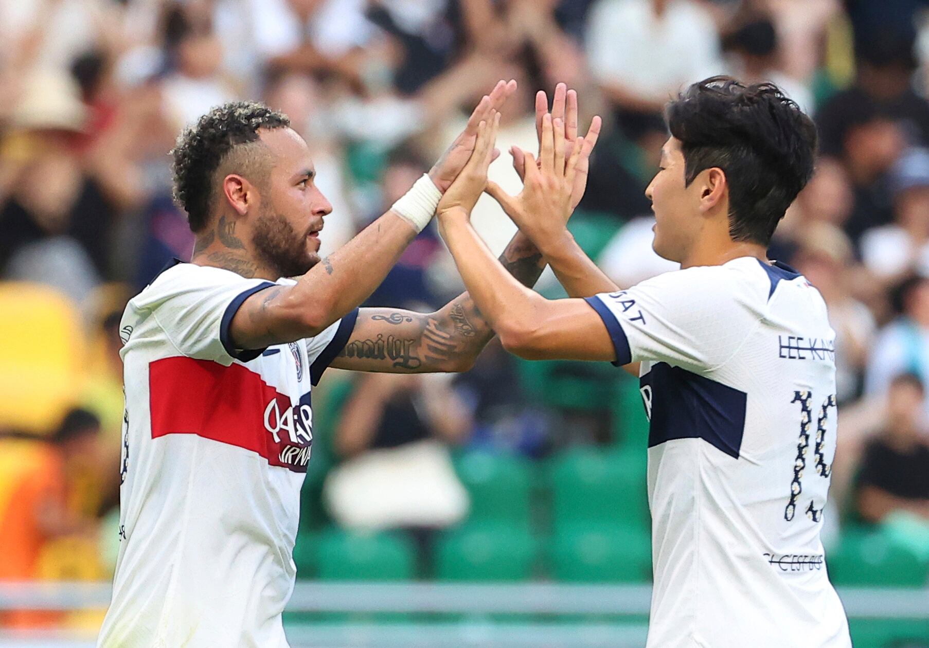 PSG contó con el regreso de Neymar.