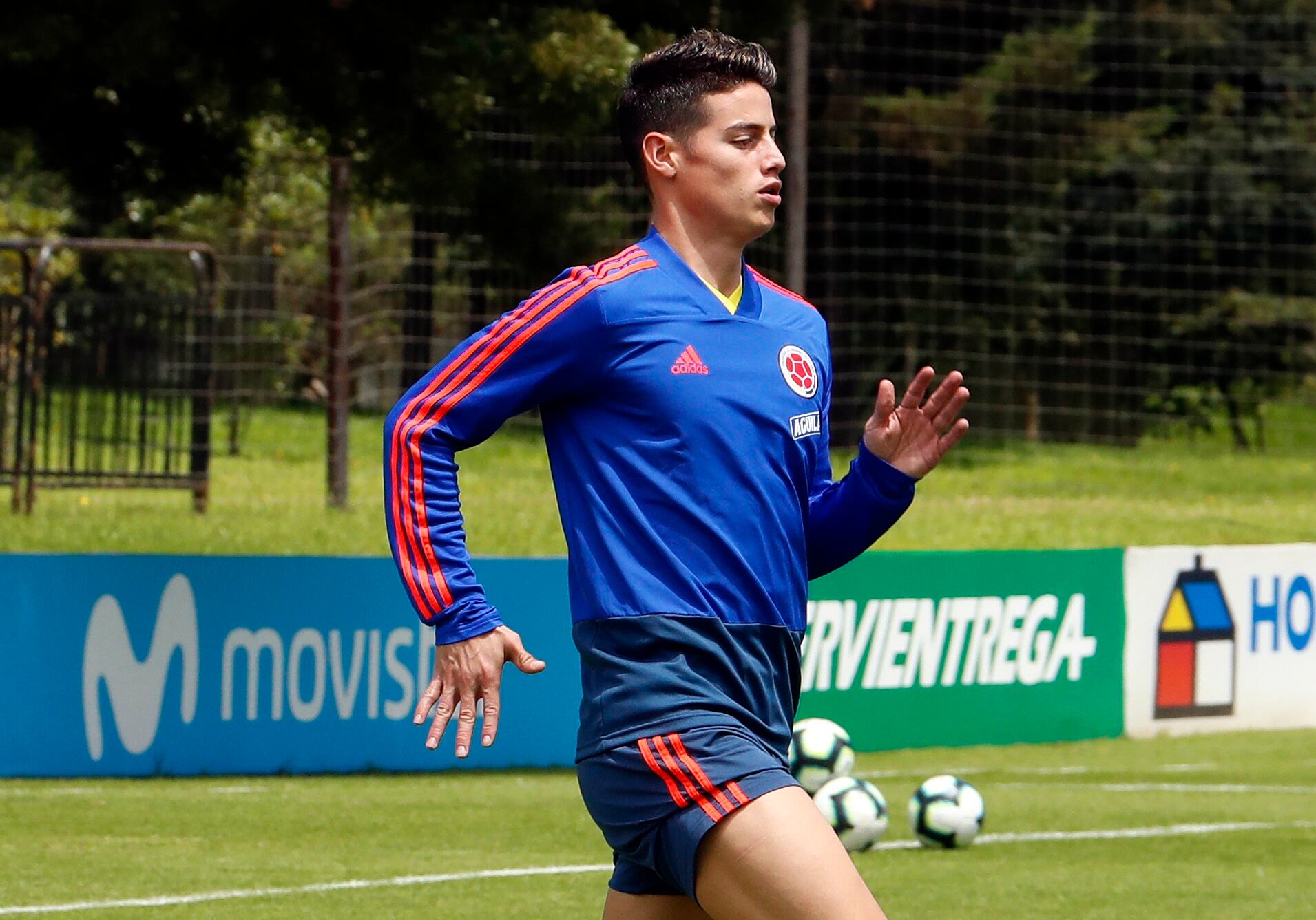 James Rodríguez se podría perder el próximo partido de la Selección Colombia