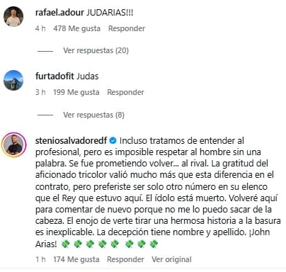 "Judrias": fuerte apodo para Jhon Arias por llegar a Palmeiras en vez de Fluminense.