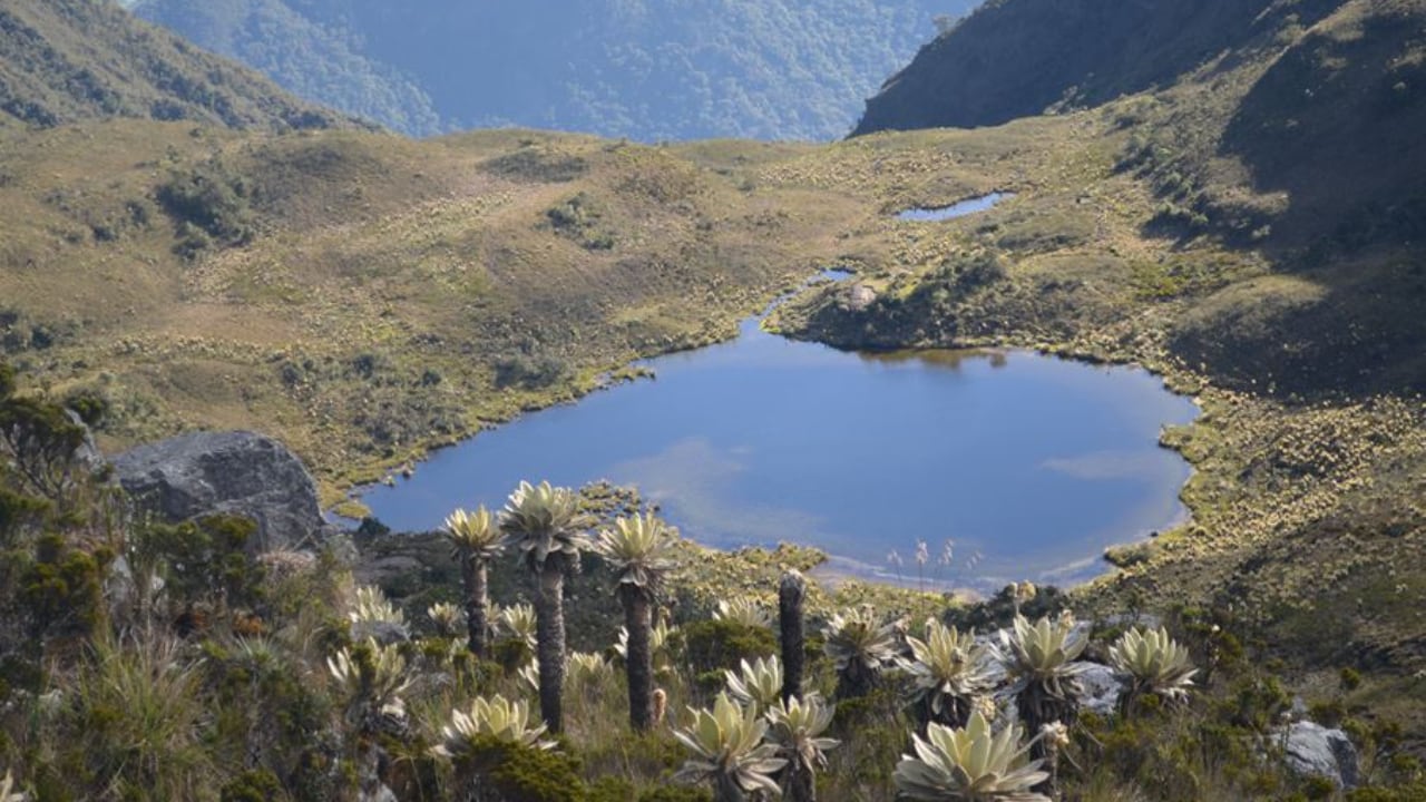 Laguna de Iguaque, en el departamento de Boyacá.
