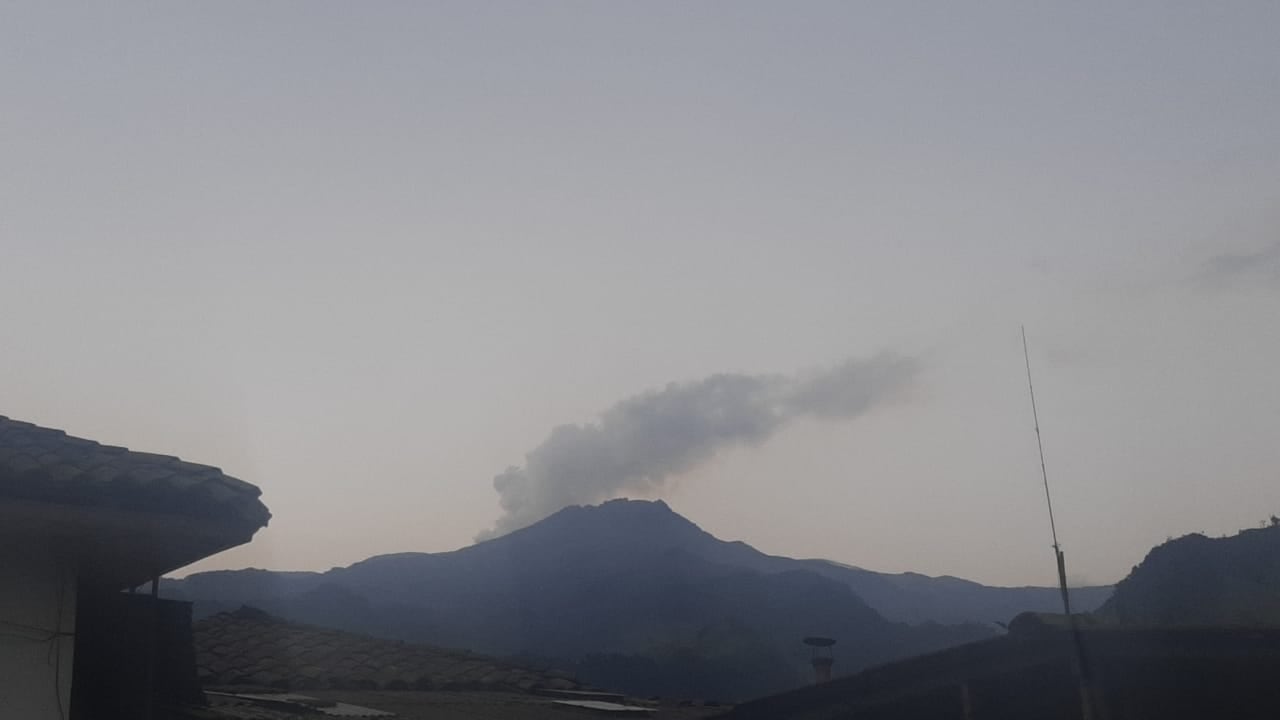 El SGC adelanta la vigilancia del volcán