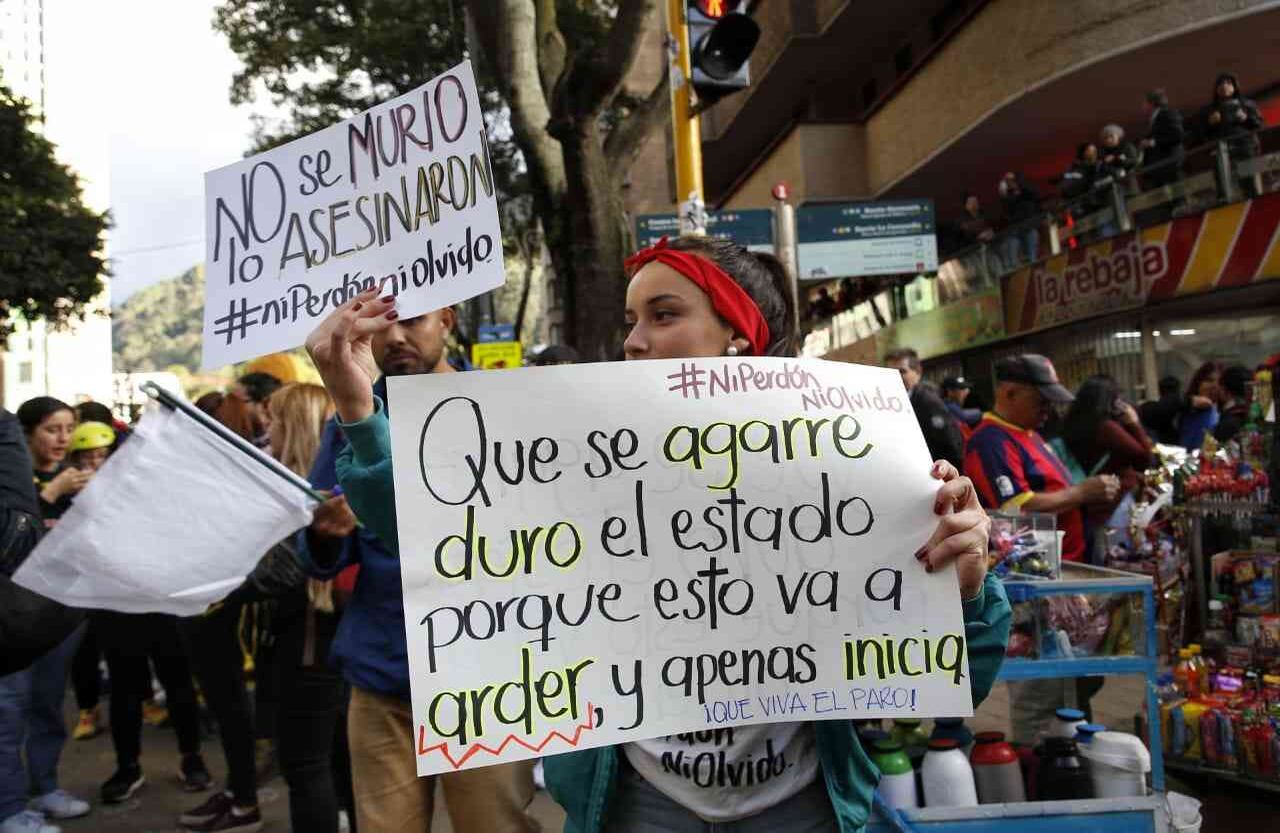 Calle 19 con 4, lugar donde Dilan Cruz fue herido - Foto: Guillermo Torres Reina/ Semana