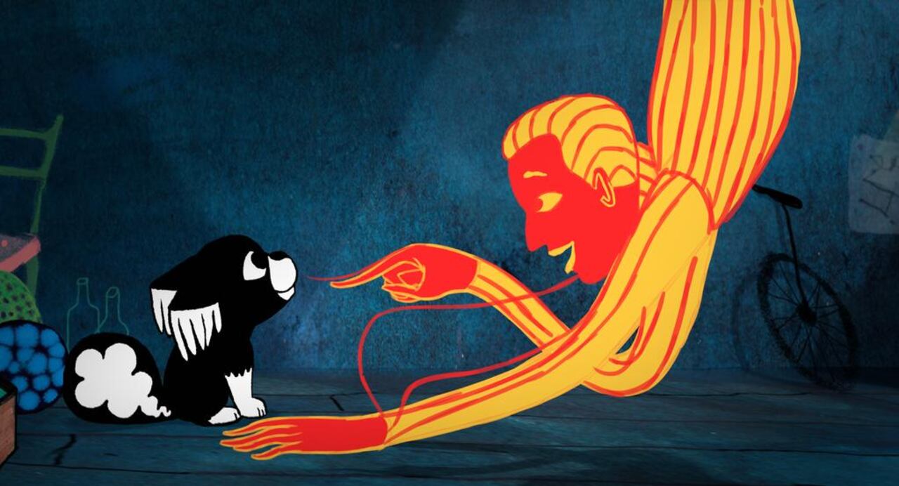 Imagen de la película "L'extraordinaire voyage de Marona". Cortesía del Festival de Cine Francés