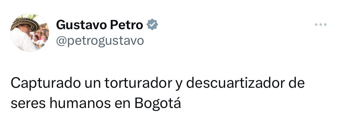 Trino presidente Gustavo Petro