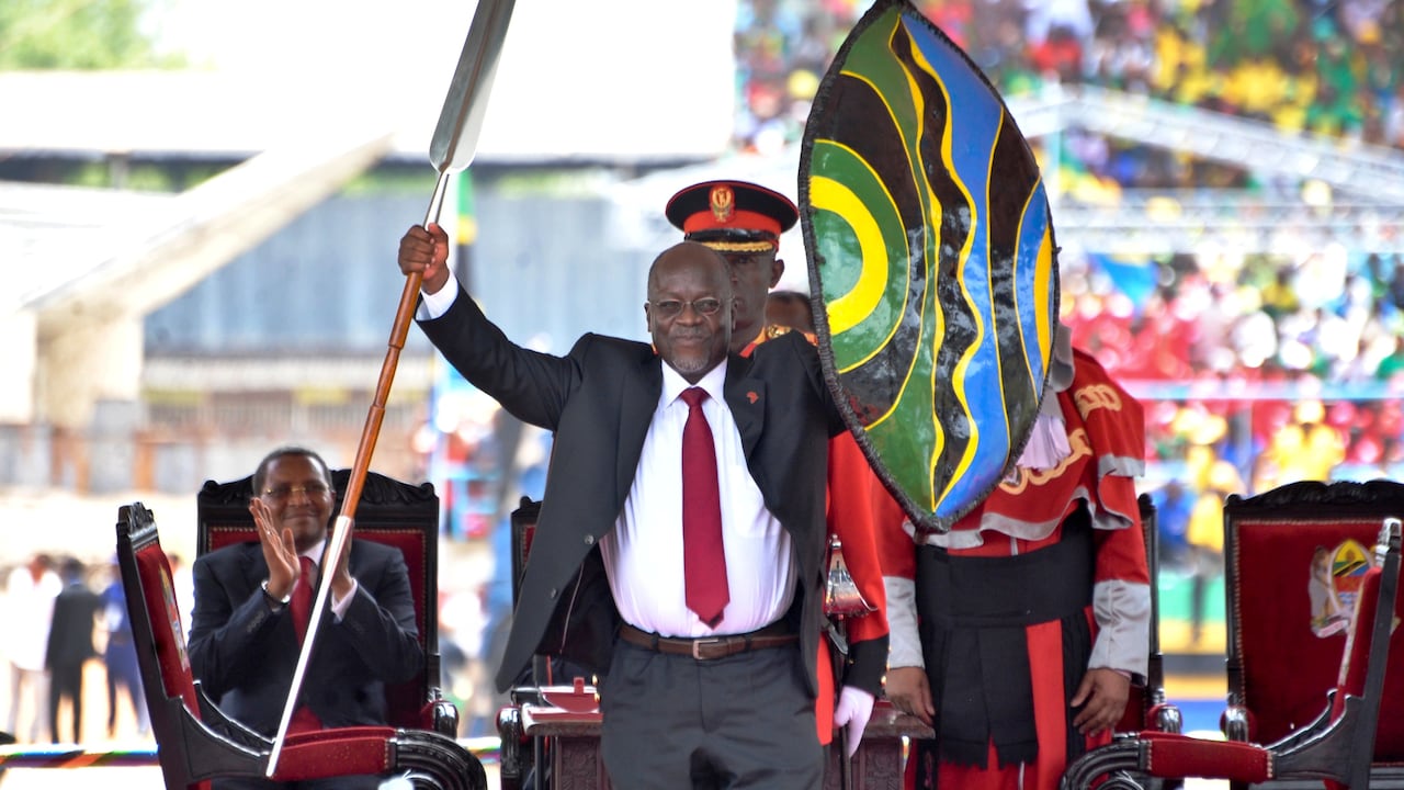 Presidente de Tanzania, John Magufuli.