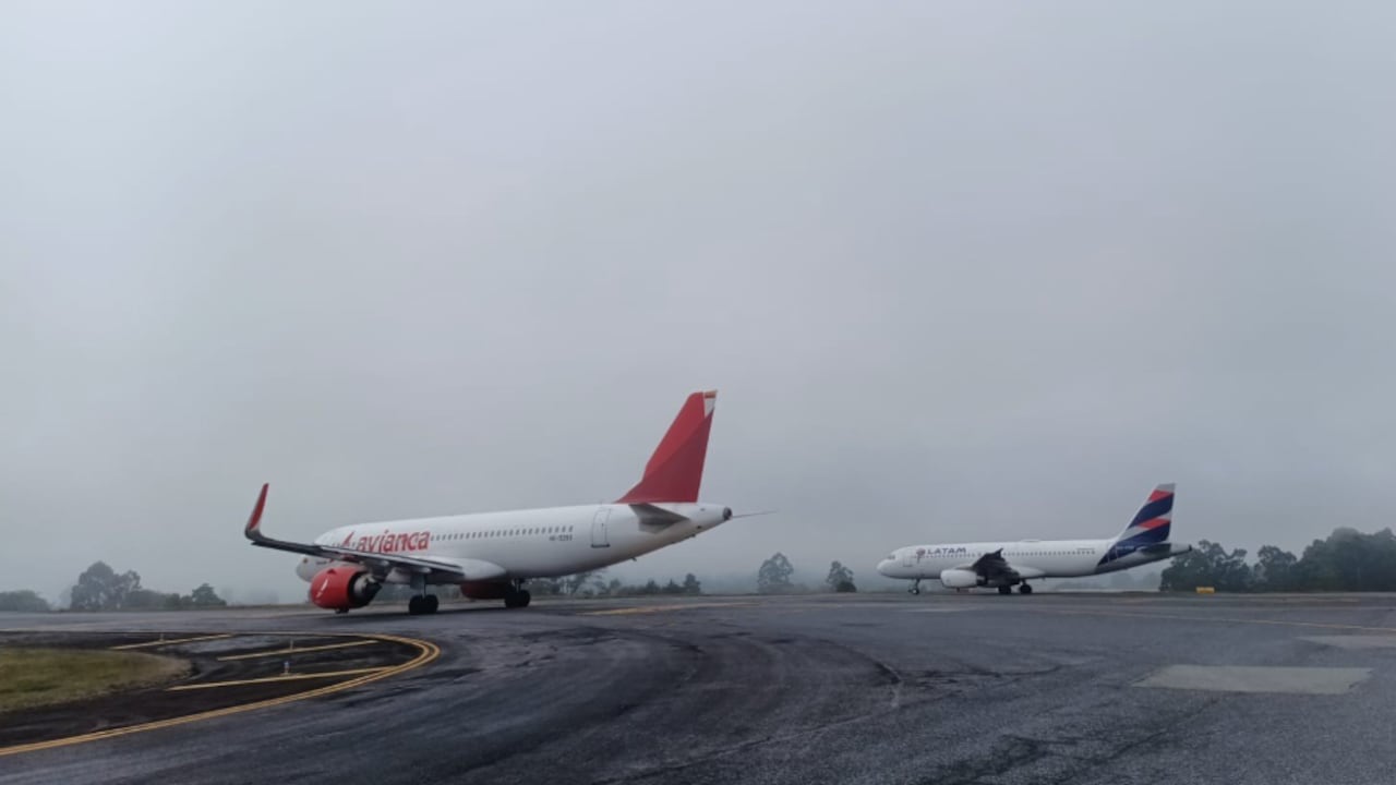 El aeropuerto José María Córdova, esta mañana de miércoles, 22 de julio.