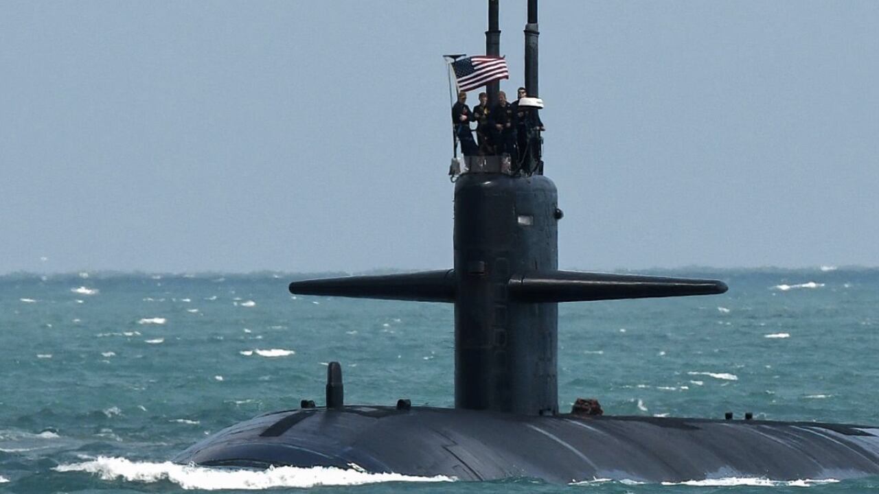 El submarino con armas nucleares llegará a Corea del Sur, como apoyo de Estados Unidos tras las constantes amenazas de Corea del Norte. (Foto de referencia).