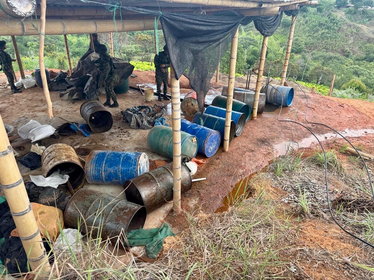 Laboratorios de las disidencias de las Farc.