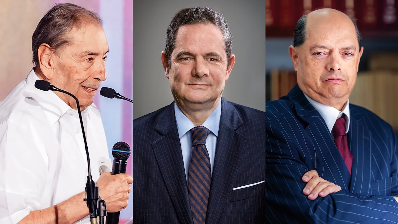 Fuad Char, Germán Vargas Lleras y Enrique Vargas Lleras.