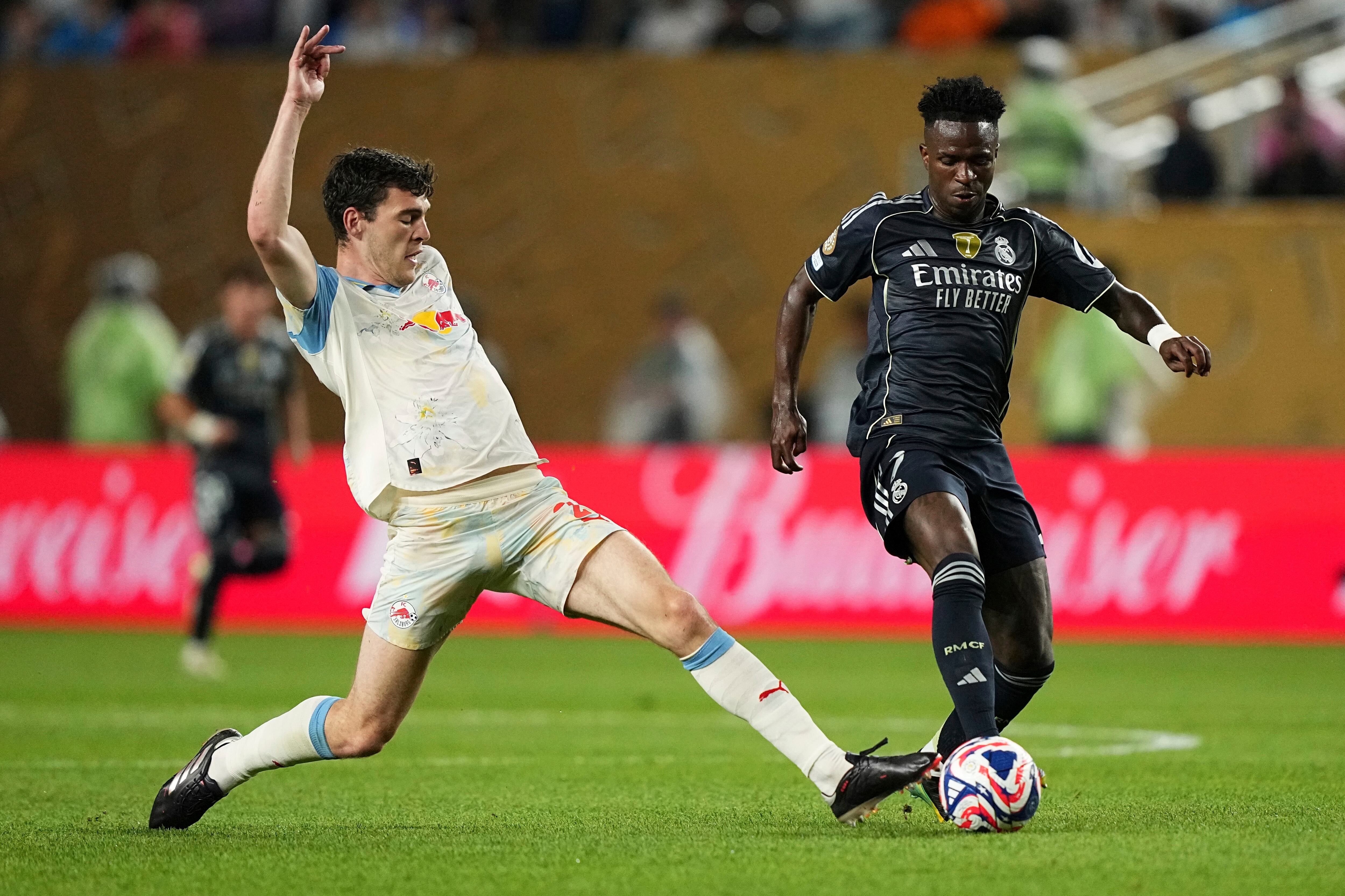 Picante partido en el RB Salzburg vs. Real Madrid por el Mundial de Clubes 2025.