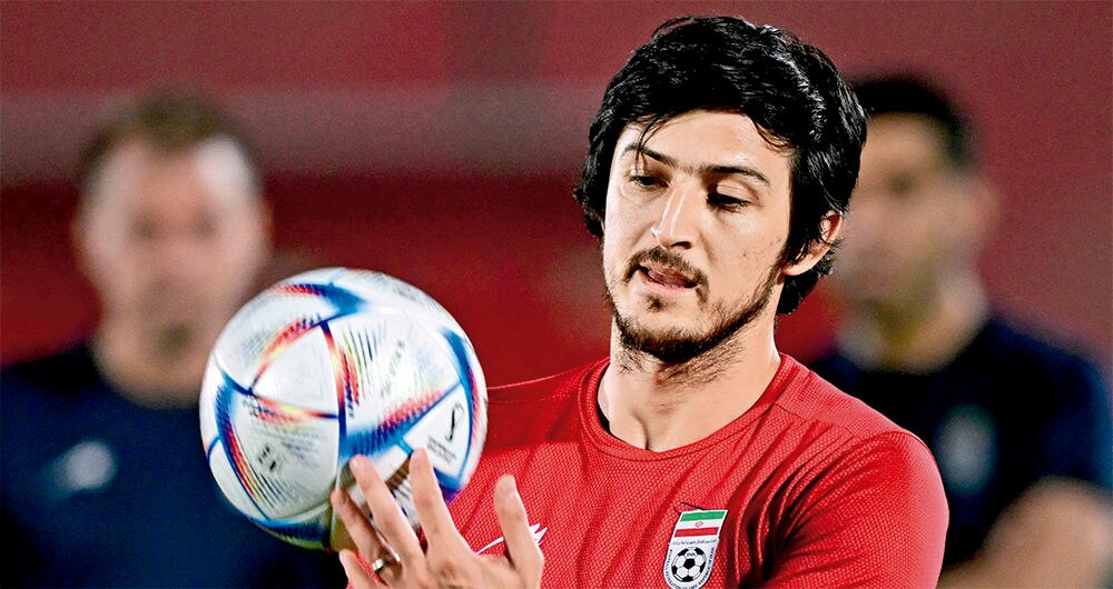 Algunos jugadores iraníes se manifestaron en medio del Mundial de Fútbol de Catar 2022.