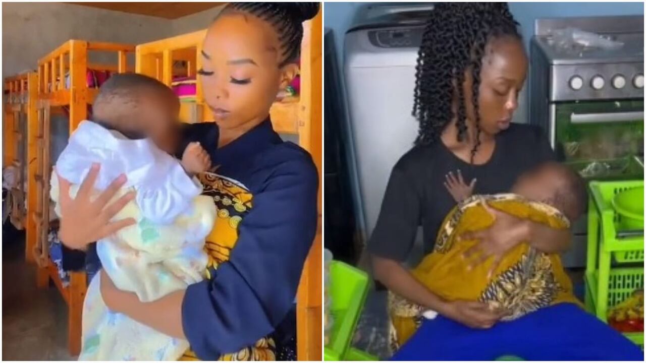 La africana fue madre soltera, siendo adolescente.