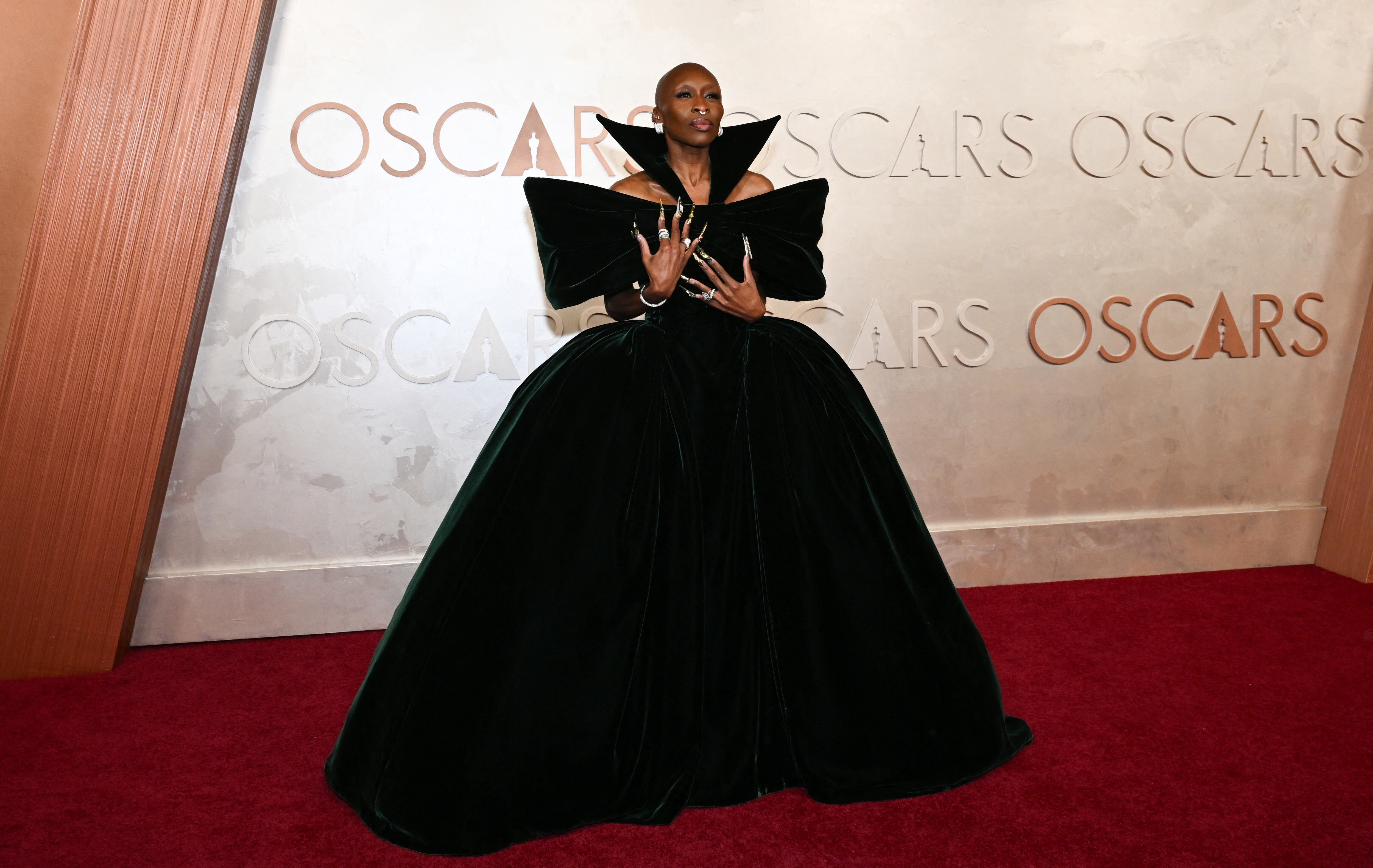 British actress, singer Cynthia Erivo attends the 97th Annual Academy Awards at the Dolby Theatre in Hollywood, California on March 2, 2025. (Photo by ANGELA WEISS / AFP)