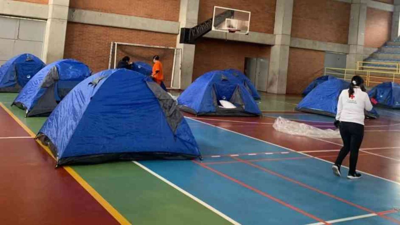 En el coliseo de San Andrés brindarán ayuda a 50 adultos mayores en condición de vulnerabilidad.